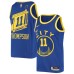 Men's Golden State Warriors #11 Klay Thompson Nike Royal Hardwood Classics 2020-21 Swingman Stitched Jersey