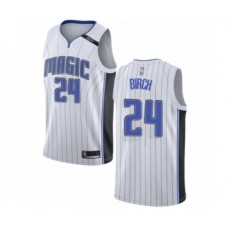 Men's Orlando Magic #24 Khem Birch Authentic White Basketball Stitched Jersey - Association Edition