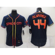 Men's Houston Astros #44 Yordan Alvarez Nike Navy 2022 City Connect Player Stitched Jersey