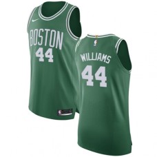 Men's Nike Boston Celtics #44 Robert Williams Authentic Green(White No.) Road NBA Jersey - Icon Edition