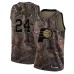 Men's Nike Indiana Pacers #24 Alize Johnson Swingman Camo Realtree Collection NBA Jersey