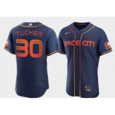 Men's Toddler Houston Astros #30 Hector Rondon Nike Navy 2022 City Connect Player Stitched Jersey