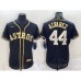 Men's Houston Astros #44 Yordan Alvarez Black Gold Flex Base Stitched Jersey