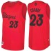 Men's Portland Trail Blazers #23 Allen Crabbe Red 2016-2017 Christmas Day NBA Swingman Jersey