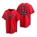 Men's Nike Cleveland Indians #59 Carlos Carrasco Red Alternate Stitched Baseball Jersey