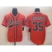 Men's Houston Astros #35 Justin Verlander Orange Cool Base Stitched Baseball Jersey