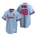 Men's Nike St. Louis Cardinals #48 Harrison Bader Light Blue Cooperstown Collection Road Stitched Baseball Jersey