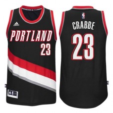 Portland Trail Blazers #23 Allen Crabbe New Swingman Road Black Jersey