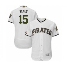 Men's Pittsburgh Pirates #15 Pablo Reyes White Alternate Authentic Collection Flex Base Baseball Player Stitched Jersey