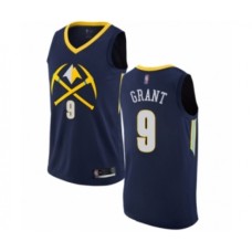 Men's Denver Nuggets #9 Jerami Grant Authentic Navy Blue Basketball Jersey - City Edition