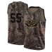 Men's Nike New Orleans Pelicans #55 E'Twaun Moore Swingman Camo Realtree Collection NBA Jersey