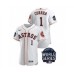 Men's Houston Astros #2 Alex Bregman 2021 Grey World Series Flex Base Stitched Baseball Jersey