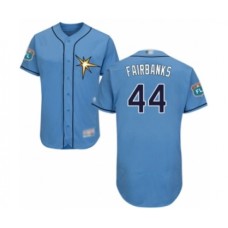 Men's Tampa Bay Rays #44 Peter Fairbanks Light Blue Flexbase Authentic Collection Baseball Player Stitched Jersey