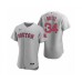 Men's Boston Red Sox #34 David Ortiz Nike Gray Authentic Road Stitched Jersey