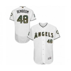 Men's Los Angeles Angels of Anaheim #48 Anthony Bemboom Authentic White 2016 Memorial Day Fashion Flex Base Baseball Player Stitched Jersey