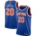 Men's New York Knicks #20 Kevin Knox II Nike Blue 2020-21 Swingman Stitched Jersey