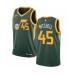 Men's Nike Utah Jazz #45 Donovan Mitchell Green Swingman Jersey - Earned Edition