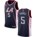 Men's Nike Los Angeles Clippers #5 Montrezl Harrell Swingman Navy Blue NBA Jersey - City Edition