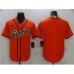 Men's Nike San Francisco Giants Blank Orange Cooperstown Collection Stitched Jersey