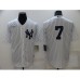 Men's New York Yankees #7 Mickey Mantle White Home Stitched Baseball Jersey