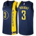 Men's Nike Indiana Pacers #3 Aaron Holiday Swingman Navy Blue NBA Jersey - City Edition