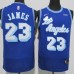 Men's Nike Los Angeles Lakers #23 LeBron James Authentic Blue Stitched Jerseys