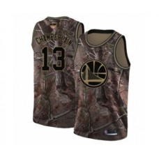 Men's Golden State Warriors #13 Wilt Chamberlain Swingman Camo Realtree Collection Basketball 2019 Basketball Finals Bound Jersey