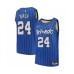 Men's Orlando Magic #24 Khem Birch Authentic Blue Hardwood Classics Basketball Stitched Jersey