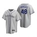 Men's Nike Colorado Rockies #48 German Marquez Gray Road Stitched Baseball Jersey