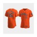 Men's Houston Astros #15 Martn Maldonado Orange 60th Anniversary Flex Base Stitched Baseball Jersey