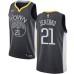 Men's Nike Golden State Warriors #21 Jonas Jerebko Black NBA Swingman Statement Edition Jersey