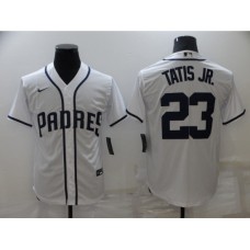 Men's Nike San Diego Padres #23 Fernando Tatis Jr. White 2021 Stitched Jersey