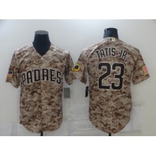 Men's San Diego Padres #23 Fernando Tatis Jr. Authentic Camo Realtree Collection Stitched Jersey