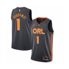 Men's Orlando Magic #1 Penny Hardaway Swingman Charcoal Basketball Stitched Jersey - 2019 20 City Edition