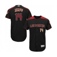 Men's Arizona Diamondbacks #14 Caleb Joseph Black Alternate Authentic Collection Flex Base Baseball Jersey