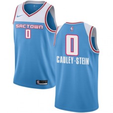 Men's Nike Sacramento Kings #0 Willie Cauley-Stein Swingman Blue NBA Jersey - 2018 19 City Edition