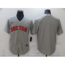 Men's Nike Boston Red Sox Blank Gray Stitched Jersey