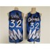 Men's Orlando Magic #32 Shaquille O'Neal Blue Throwback basketball Stitched Jersey