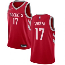 Men's Nike Houston Rockets #17 PJ Tucker Swingman Red NBA Jersey - Icon Edition