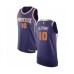 Men's Phoenix Suns #10 Ty Jerome Authentic Purple Basketball Stitched Jersey - Icon Edition