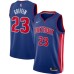 Men's Detroit Pistons #23 Blake Griffin Nike Blue 2020-21 Swingman Stitched Jersey