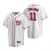 Men's Nike Washington Nationals #11 Ryan Zimmerman White Home Stitched Baseball Jersey