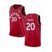 Men's Toronto Raptors #20 Jodie Meeks Swingman Red 2019 Basketball Finals Champions Jersey - Icon Edition