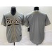 Men's Pittsburgh Pirates Blank Grey Cool Base Stitched Baseball Jersey