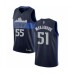 Men's Dallas Mavericks #51 Boban Marjanovic Authentic Navy Blue Basketball Stitched Jersey Statement Edition