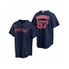 Men's Boston Red Sox #57 Eduardo Rodriguez Nike Navy Replica Alternate Stitched Jersey