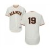 Men's San Francisco Giants #19 Tyler Austin Cream Home Flex Base Authentic Collection Baseball Jersey