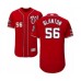 Men's Washington Nationals #56 Joe Blanton Red Alternate Flex Base Authentic Collection 2019 World Series Champions Baseball Stitched Jersey