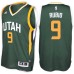 Utah Jazz #9 Ricky Rubio Alternate Green New Swingman Stitched NBA Jersey