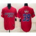 Men's Puerto Rico Baseball #39 Edwin Diaz 2023 Red World Baseball Classic Stitched Jersey